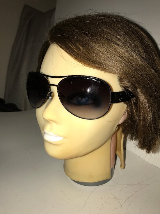 Y2K Armani Exchange Purple Aviator Style Glasses main image 7